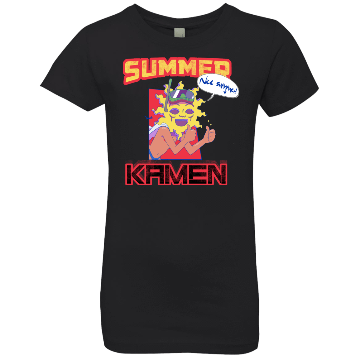 T-Shirts Black / YXS Summer Kamen Girls Premium T-Shirt