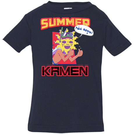 T-Shirts Navy / 6 Months Summer Kamen Infant Premium T-Shirt