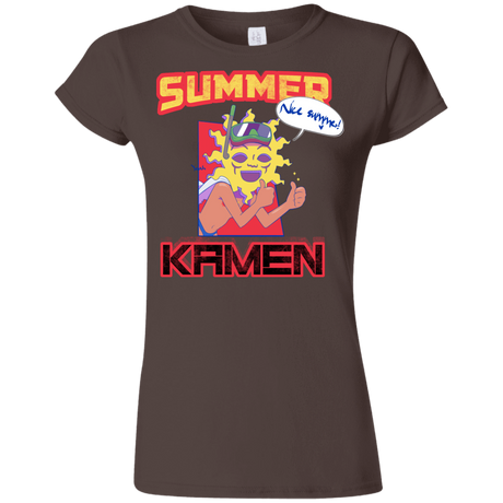 T-Shirts Dark Chocolate / S Summer Kamen Junior Slimmer-Fit T-Shirt