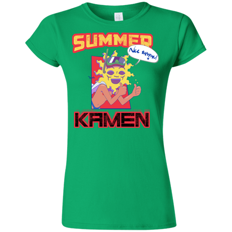 T-Shirts Irish Green / S Summer Kamen Junior Slimmer-Fit T-Shirt