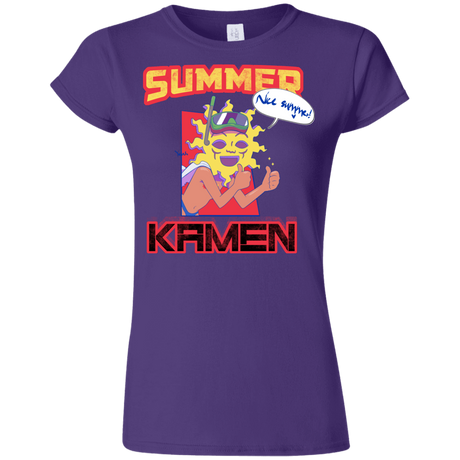 T-Shirts Purple / S Summer Kamen Junior Slimmer-Fit T-Shirt