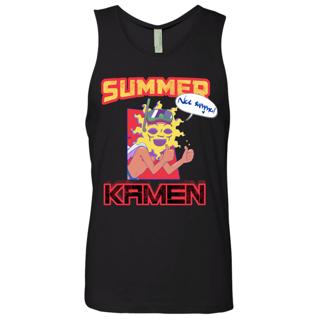 T-Shirts Black / S Summer Kamen Men's Premium Tank Top