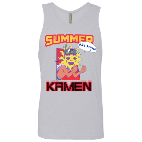 T-Shirts Heather Grey / S Summer Kamen Men's Premium Tank Top