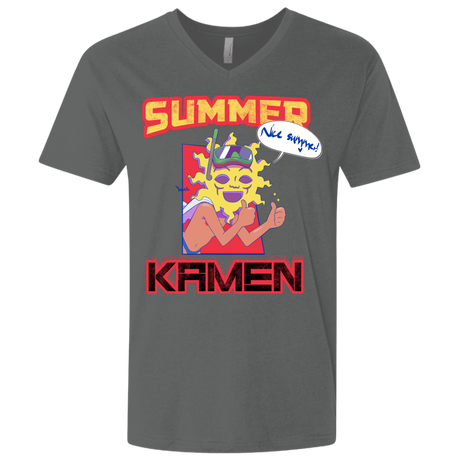 T-Shirts Heavy Metal / X-Small Summer Kamen Men's Premium V-Neck