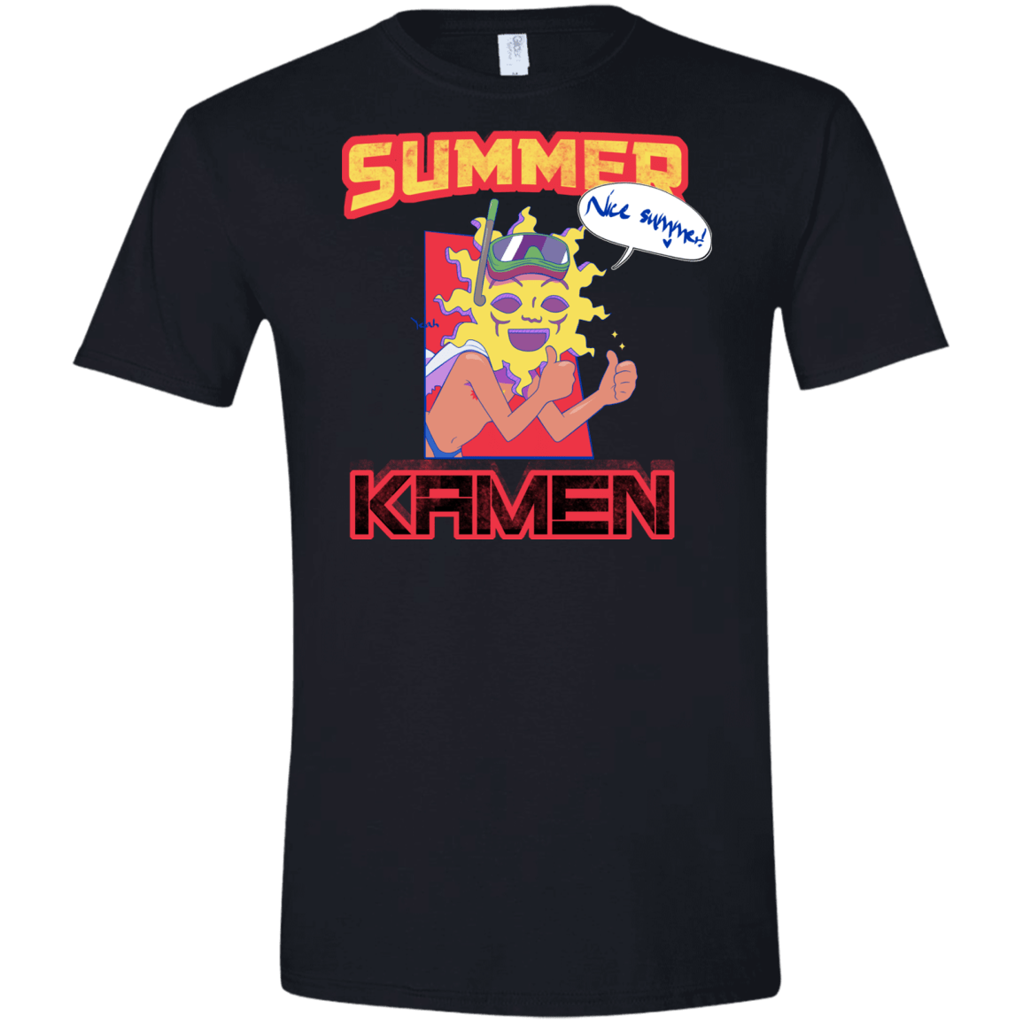 Summer Kamen Men's Semi-Fitted Softstyle