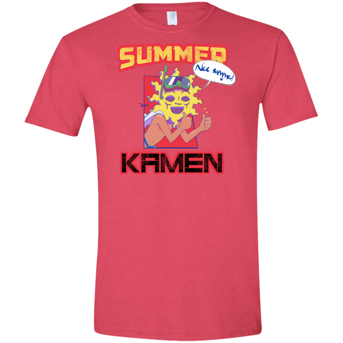 Summer Kamen Men's Semi-Fitted Softstyle