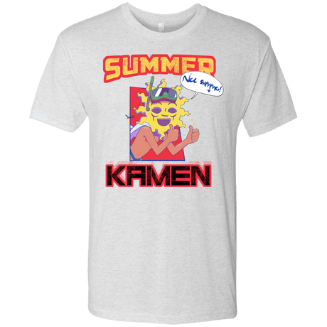 T-Shirts Heather White / S Summer Kamen Men's Triblend T-Shirt