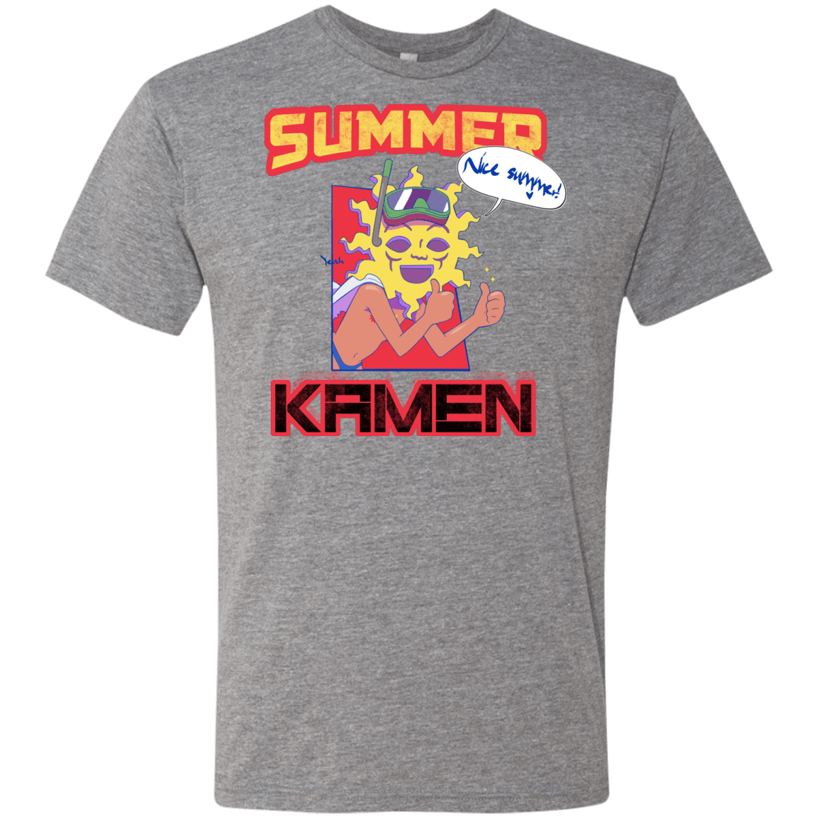 T-Shirts Premium Heather / S Summer Kamen Men's Triblend T-Shirt
