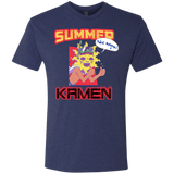 T-Shirts Vintage Navy / S Summer Kamen Men's Triblend T-Shirt
