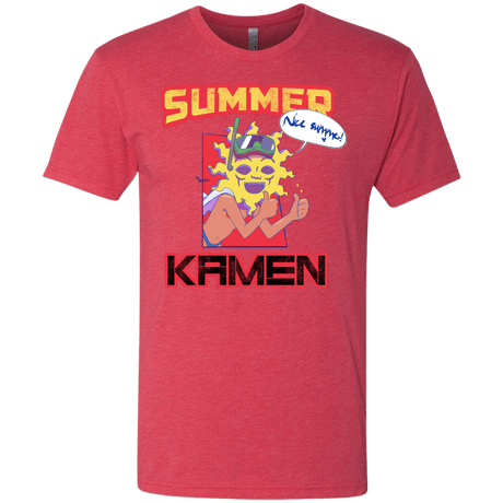 T-Shirts Vintage Red / S Summer Kamen Men's Triblend T-Shirt
