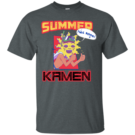 T-Shirts Dark Heather / S Summer Kamen T-Shirt