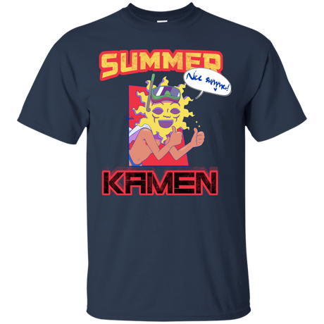 T-Shirts Navy / S Summer Kamen T-Shirt