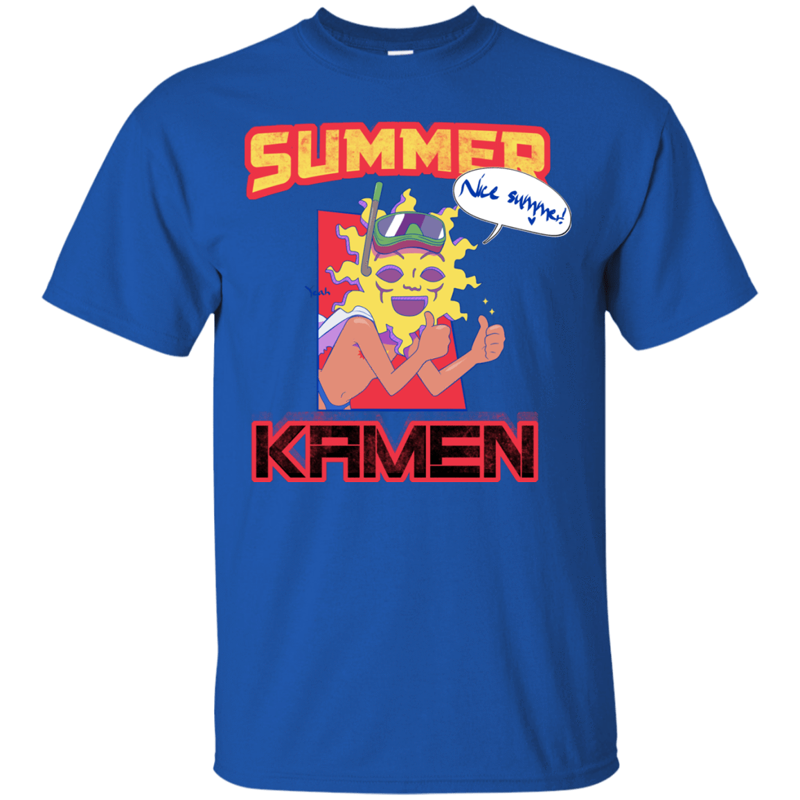 T-Shirts Royal / S Summer Kamen T-Shirt