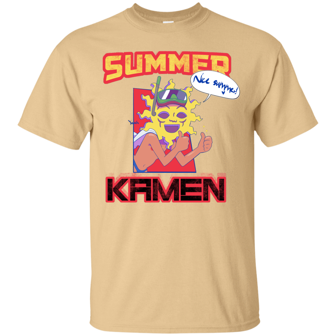 T-Shirts Vegas Gold / S Summer Kamen T-Shirt