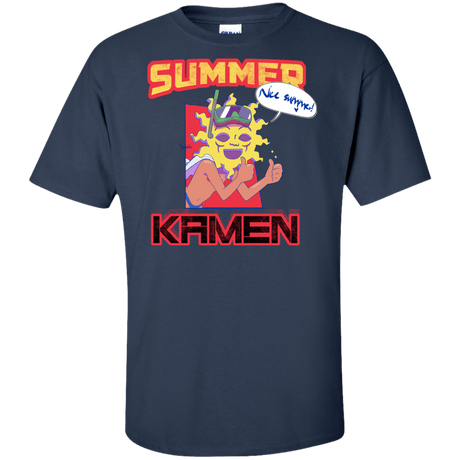 T-Shirts Navy / XLT Summer Kamen Tall T-Shirt