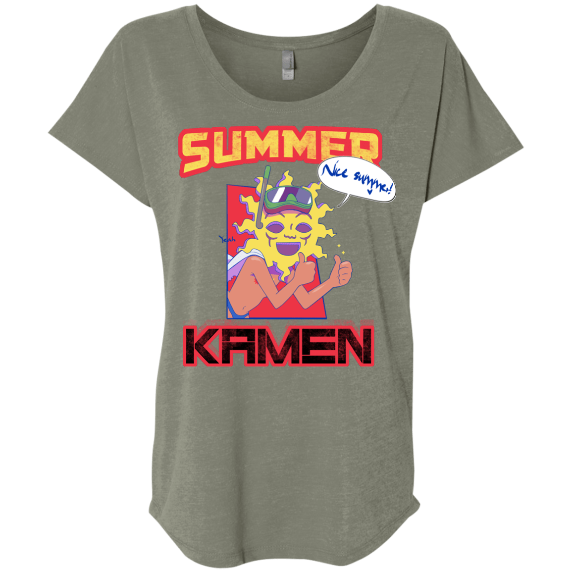 Summer Kamen Triblend Dolman Sleeve