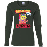 T-Shirts Forest / S Summer Kamen Women's Long Sleeve T-Shirt