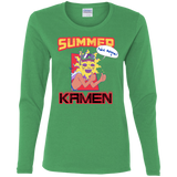 T-Shirts Irish Green / S Summer Kamen Women's Long Sleeve T-Shirt