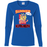 T-Shirts Royal / S Summer Kamen Women's Long Sleeve T-Shirt