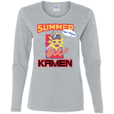 T-Shirts Sport Grey / S Summer Kamen Women's Long Sleeve T-Shirt