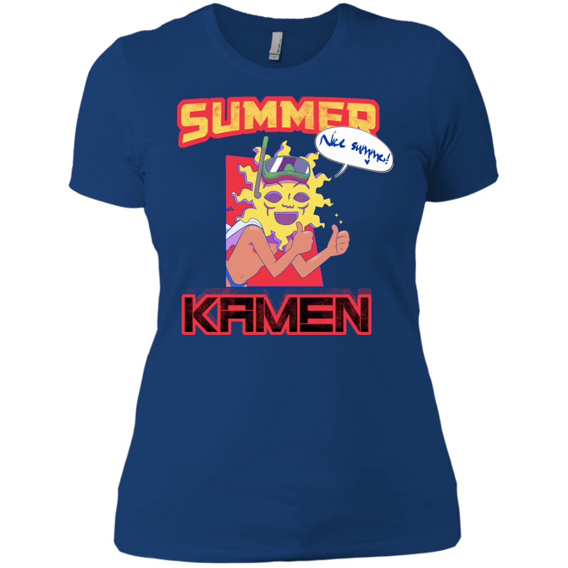 T-Shirts Royal / X-Small Summer Kamen Women's Premium T-Shirt