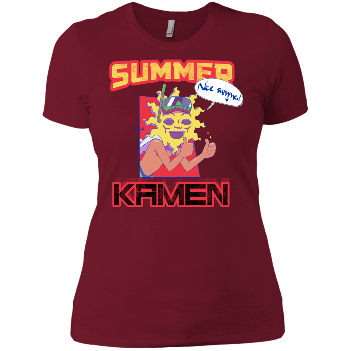 T-Shirts Scarlet / X-Small Summer Kamen Women's Premium T-Shirt