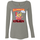 T-Shirts Venetian Grey / S Summer Kamen Women's Triblend Long Sleeve Shirt