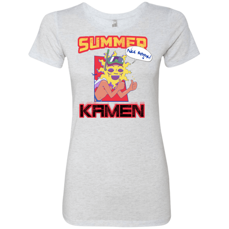 T-Shirts Heather White / S Summer Kamen Women's Triblend T-Shirt