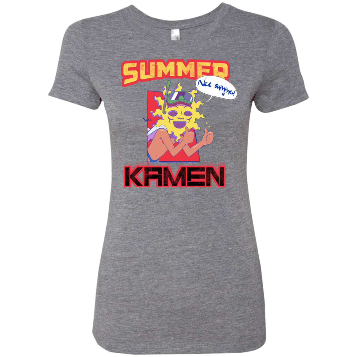 T-Shirts Premium Heather / S Summer Kamen Women's Triblend T-Shirt