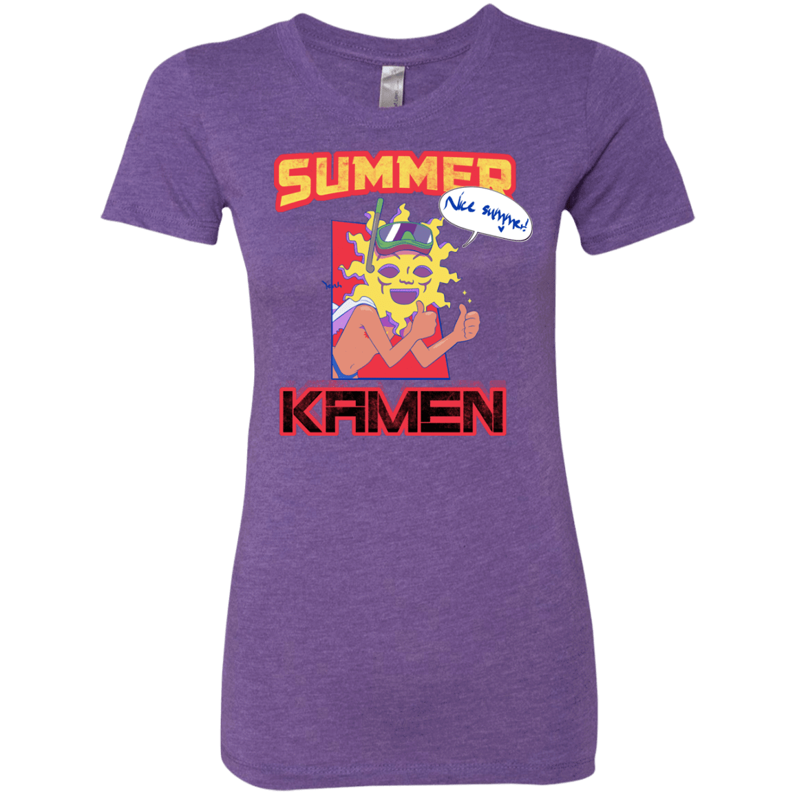 T-Shirts Purple Rush / S Summer Kamen Women's Triblend T-Shirt