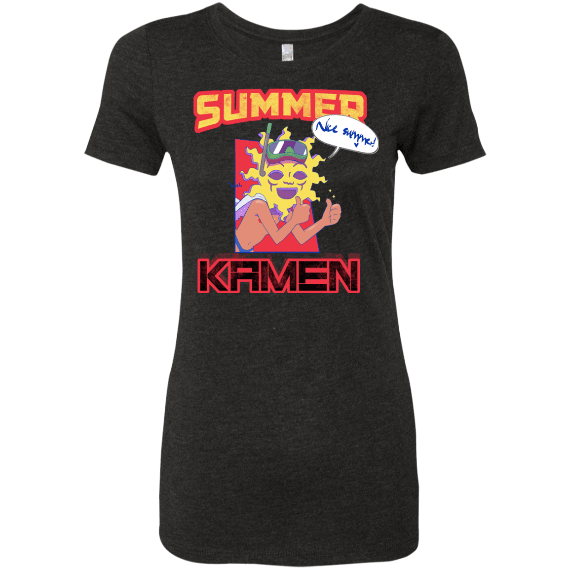 T-Shirts Vintage Black / S Summer Kamen Women's Triblend T-Shirt