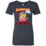 T-Shirts Vintage Navy / S Summer Kamen Women's Triblend T-Shirt