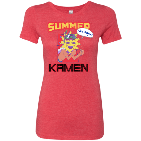 T-Shirts Vintage Red / S Summer Kamen Women's Triblend T-Shirt