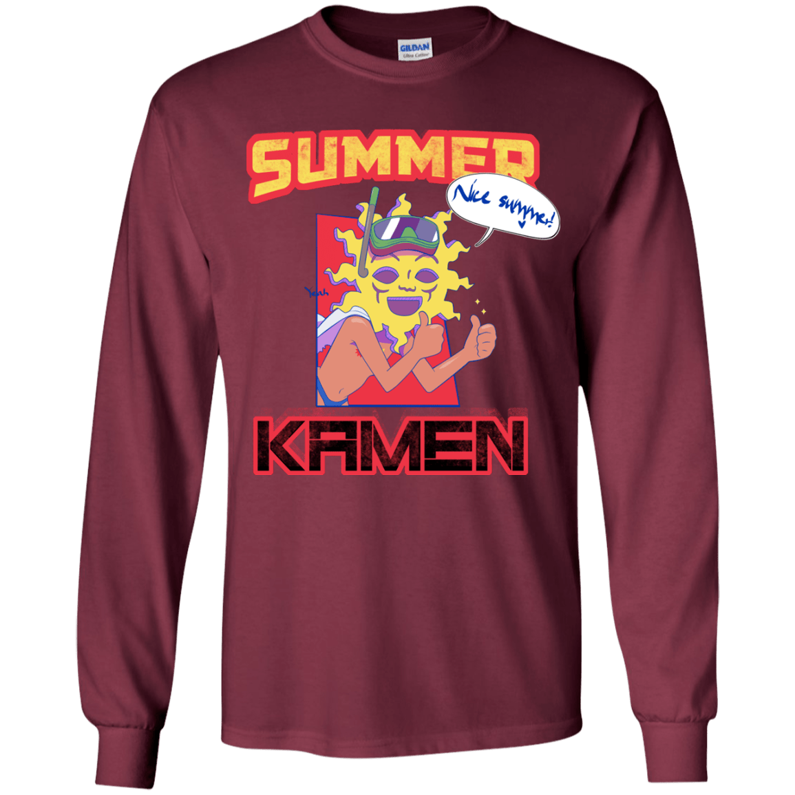 Summer Kamen Youth Long Sleeve T-Shirt