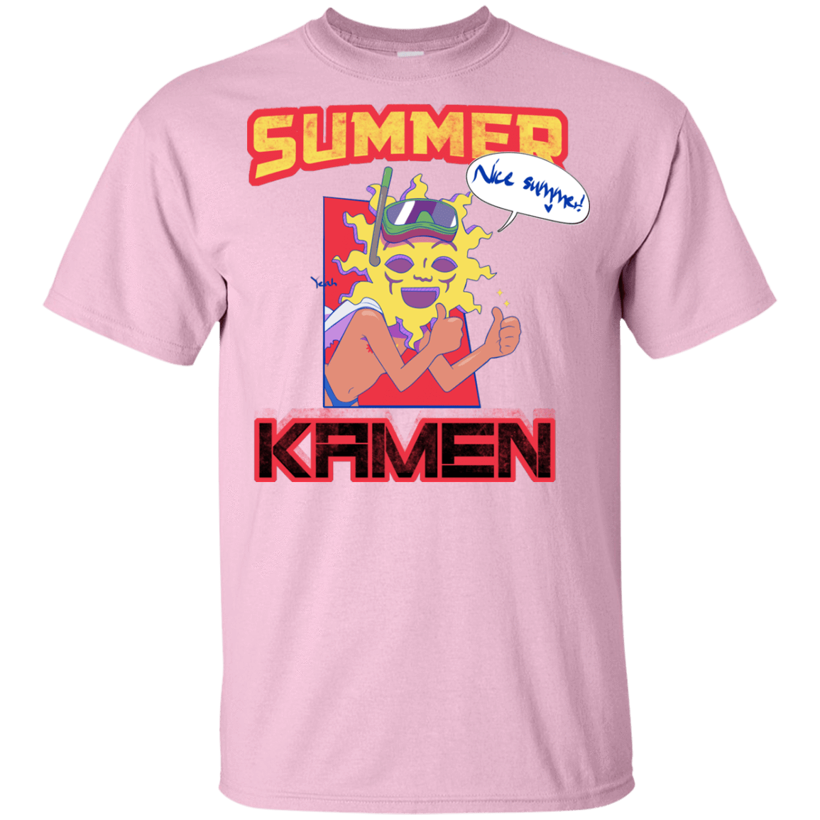 T-Shirts Light Pink / YXS Summer Kamen Youth T-Shirt