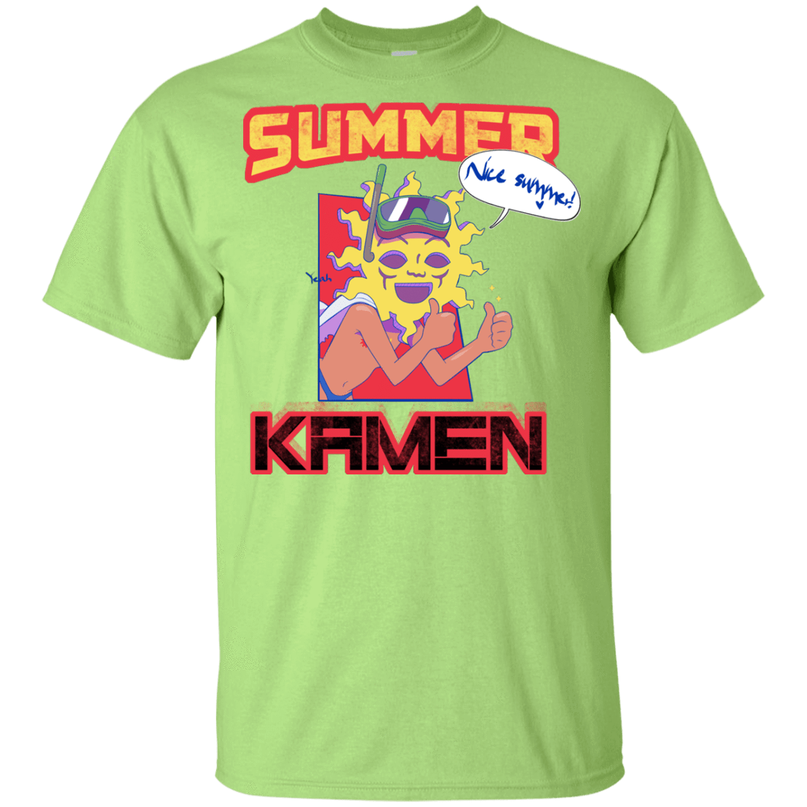 T-Shirts Mint Green / YXS Summer Kamen Youth T-Shirt