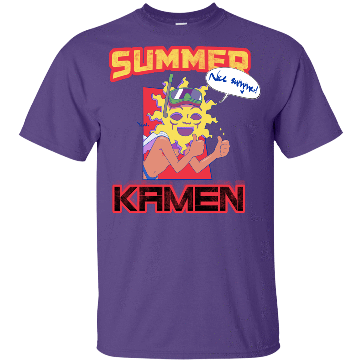 T-Shirts Purple / YXS Summer Kamen Youth T-Shirt