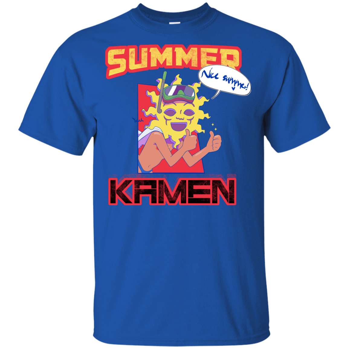 T-Shirts Royal / YXS Summer Kamen Youth T-Shirt