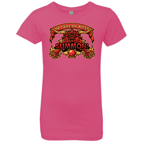 T-Shirts Hot Pink / YXS SUMMON Girls Premium T-Shirt