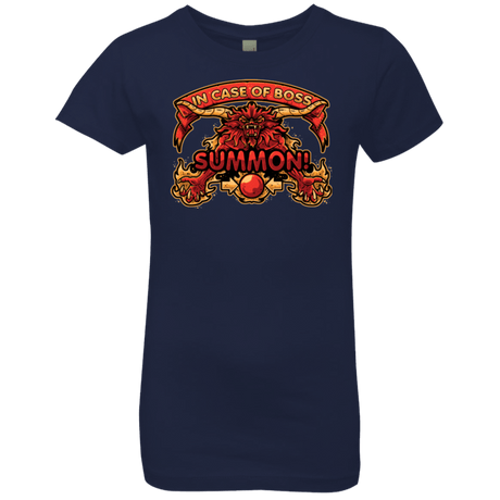 T-Shirts Midnight Navy / YXS SUMMON Girls Premium T-Shirt