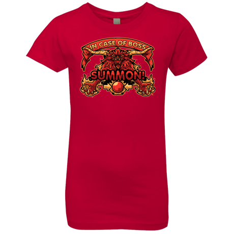 T-Shirts Red / YXS SUMMON Girls Premium T-Shirt