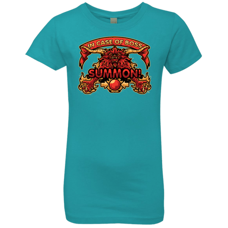 T-Shirts Tahiti Blue / YXS SUMMON Girls Premium T-Shirt