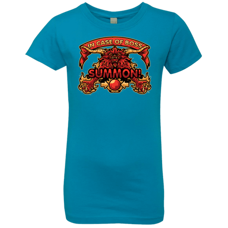 T-Shirts Turquoise / YXS SUMMON Girls Premium T-Shirt