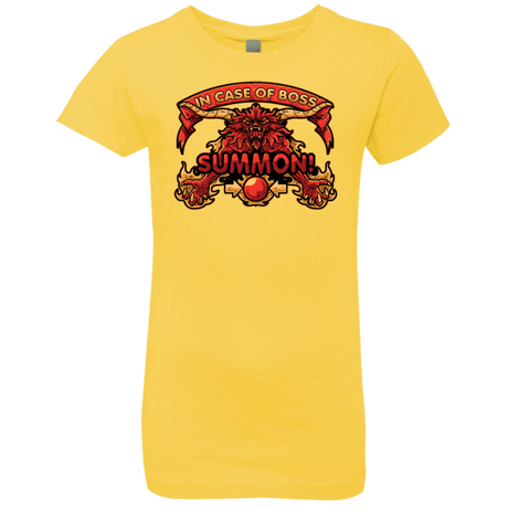 T-Shirts Vibrant Yellow / YXS SUMMON Girls Premium T-Shirt