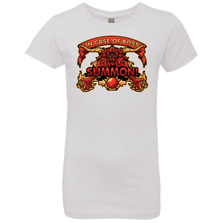 T-Shirts White / YXS SUMMON Girls Premium T-Shirt