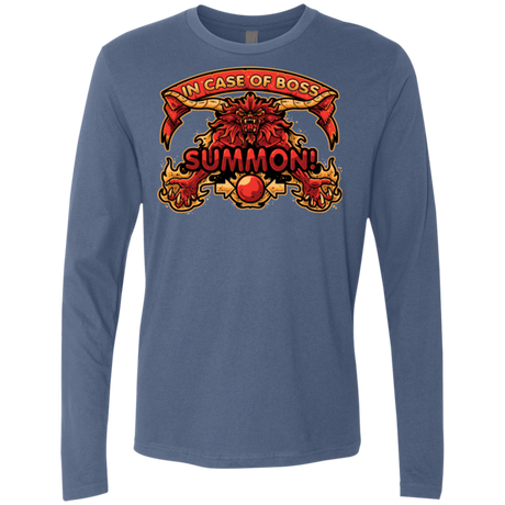 T-Shirts Indigo / Small SUMMON Men's Premium Long Sleeve