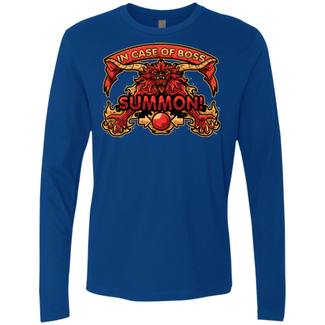 T-Shirts Royal / Small SUMMON Men's Premium Long Sleeve