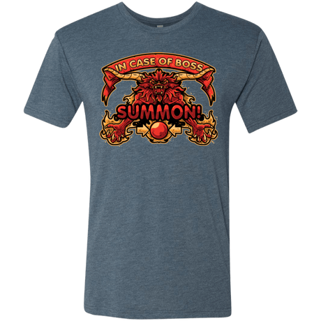 T-Shirts Indigo / Small SUMMON Men's Triblend T-Shirt