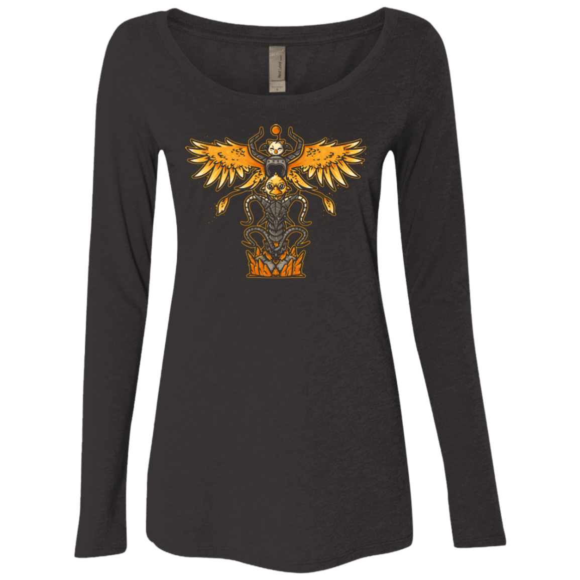 T-Shirts Vintage Black / Small SUMMON TOTEM Women's Triblend Long Sleeve Shirt