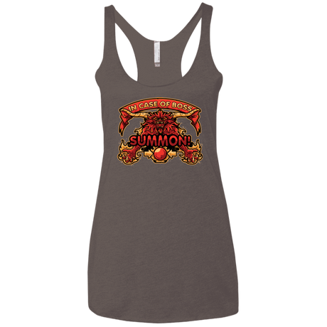 T-Shirts Macchiato / X-Small SUMMON Women's Triblend Racerback Tank